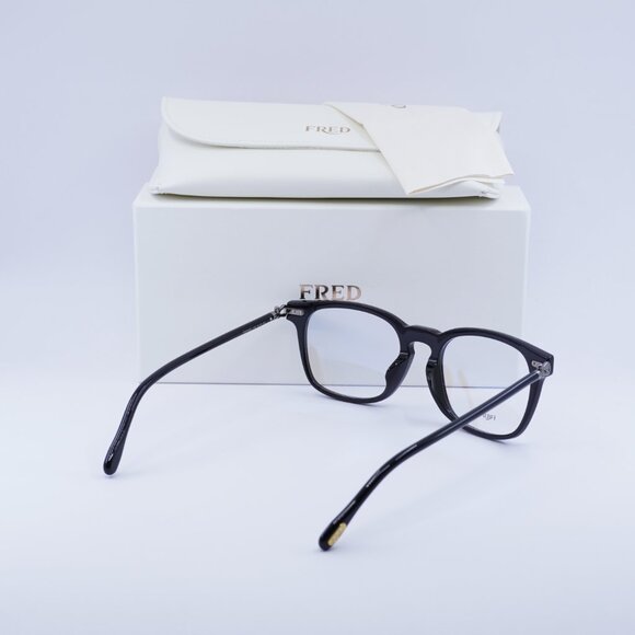 Fred FG50006U 001 Square 54mm Eyeglasses - Black/Blue Light Block - Picture 6 of 9
